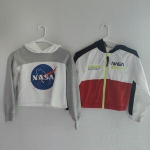 Girl Crop Hoodie and Jacket NASA Bundle